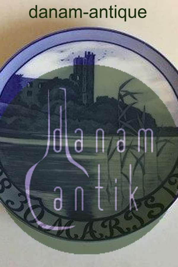 Royal Copenhagen Mindeplatte fra 1908 RC-CM79