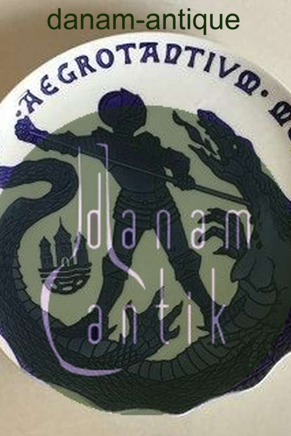 Royal Copenhagen Mindeplatte fra 1897 RC-CM15 Island