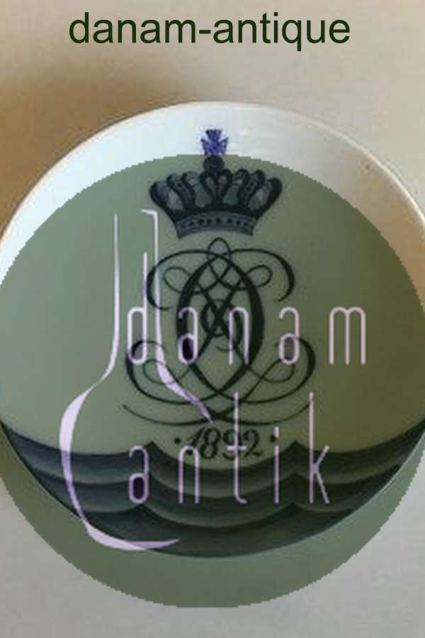 Royal Copenhagen Mindeplatte fra 1892 RC-CM2