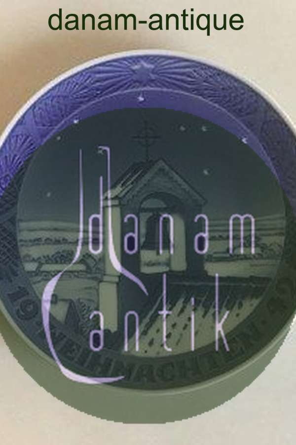 Royal Copenhagen Juleplatte fra 1942 med Tysk indskription "Weihnachten"