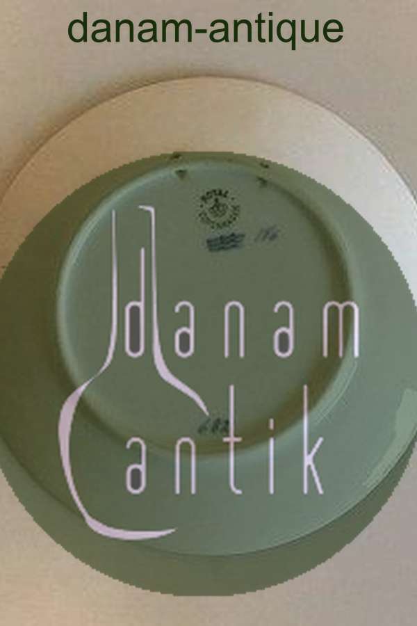 Royal Copenhagen Juleplatte fra 1914 med Tysk indskription "Weihnachten"