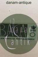 Royal Copenhagen Forhandler Reklame Skilt "Baca"
