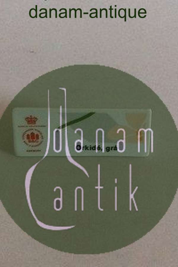 Bing & Grøndahl Dealer Advertising Sign "Orchid, Grey"