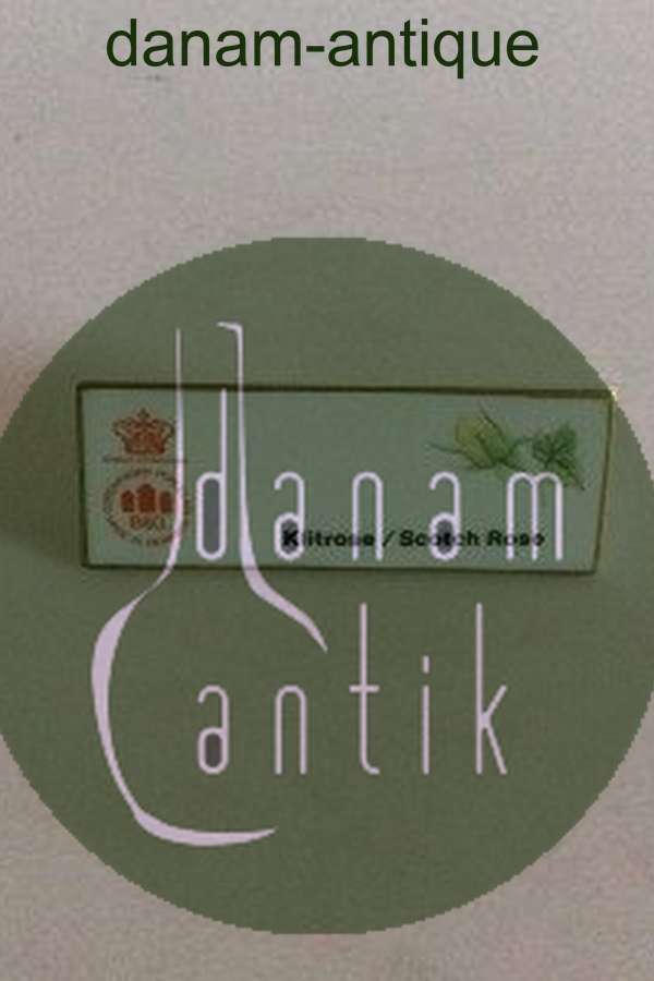 Bing & Grøndahl Dealer Advertising Sign "Klitrose / Scotch Rose"