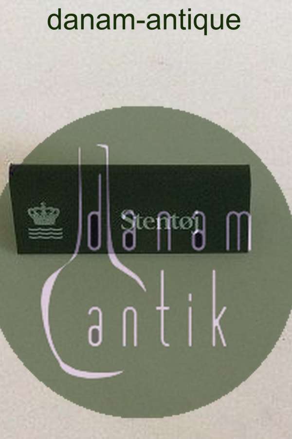 Royal Copenhagen Dealer Advertising Sign in Plastic "Stoneware"