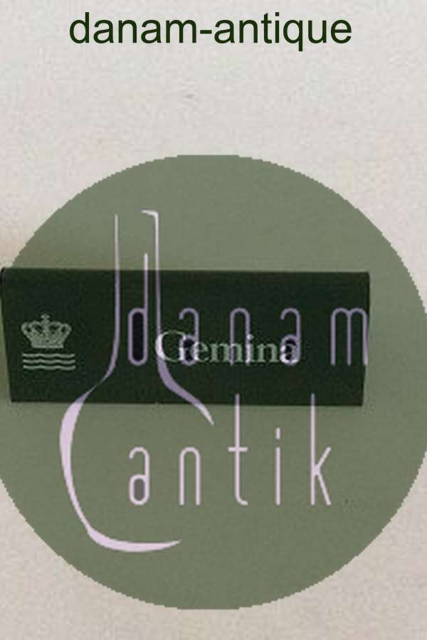 Royal Copenhagen Dealer Advertising Sign in Plastic "Gemina"