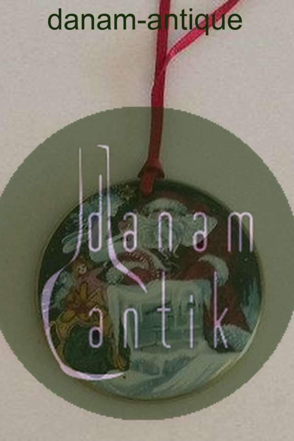 Bing og Grøndahl Santa Claus Ornament fra 1992