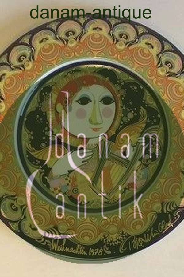 Bjørn Wiinblad Rosenthal Juleplatte fra 1978