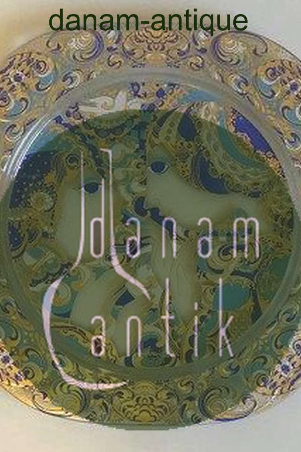 Bjørn Wiinblad Rosenthal Studio-Line Juleplatte i Glas fra 1977