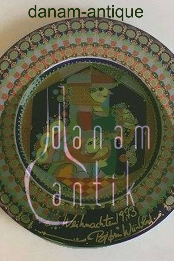 Bjørn Wiinblad Rosenthal Juleplatte fra 1973