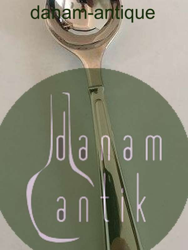 Georg Jensen Koppel Sterling Sølv Ske med Stålmontage