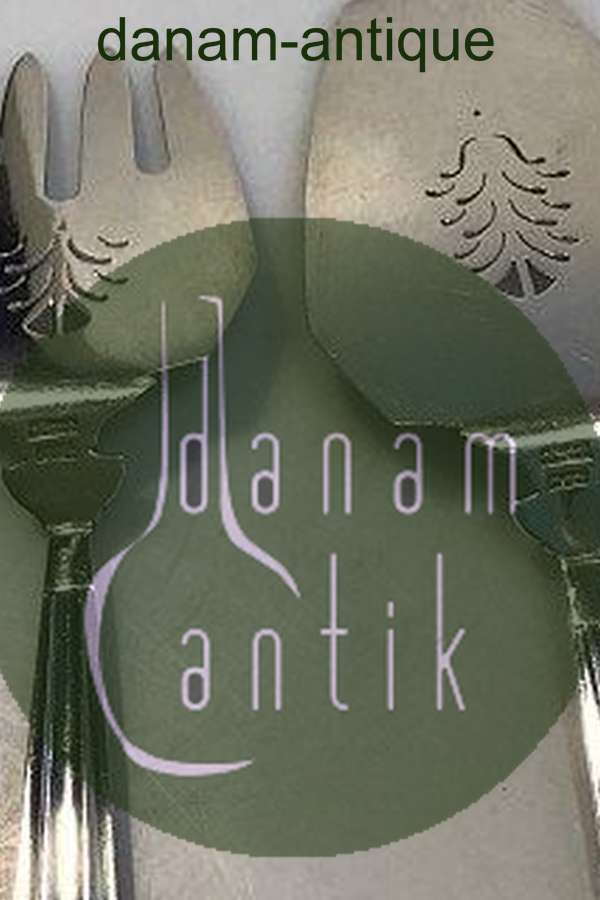 Georg Jensen Sterling Sølv Konge Fiskeserveringssæt No 231A+B