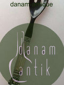 Georg Jensen Sterling Sølv Konge Serveringsgaffel (med ben) No 108B