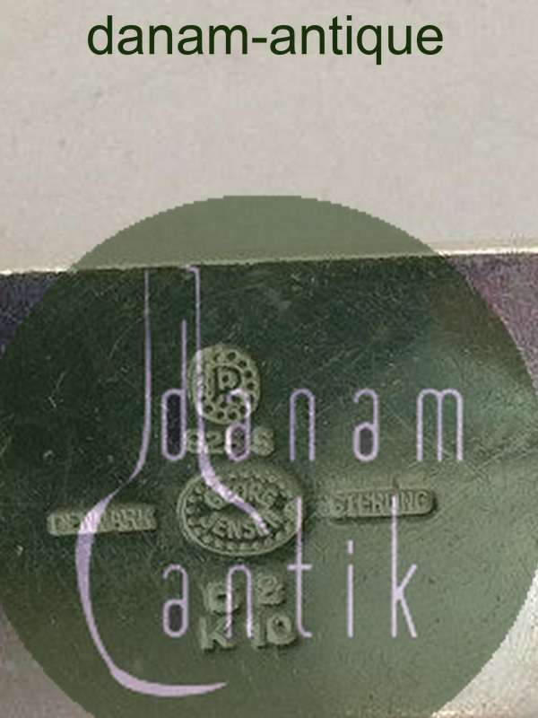 Georg Jensen Konge Sterling Sølv Menu Kortholder No 62