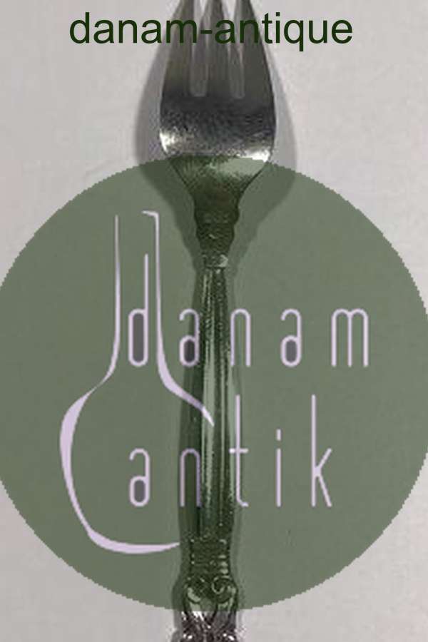 Georg Jensen Konge Sterling Sølv Fiskegaffel No 061