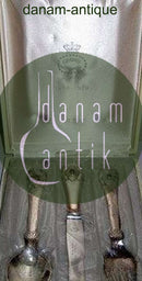 Georg Jensen Anniversary Kinderbesteck Messer aus Sterlingsilber mit Stein