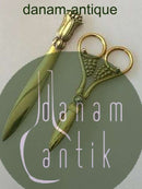 "Georg Jensen" Druesaks og Brevkniv udført i kobber af ansat hos Georg Jensen