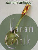 Georg Jensen Harlekin Sterling Silver Spoons gilded with enamel