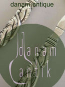 Georg Jensen Sterling Sølv Ornamental Salat Sæt No 136