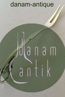 Georg Jensen Sterling Silver Ornamental Cold Meat Fork No 21