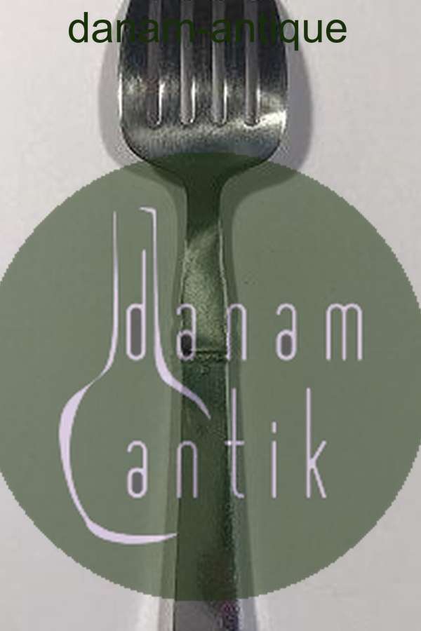 Georg Jensen Sterling Sølv Pyramide Sildegaffel med stål No 216