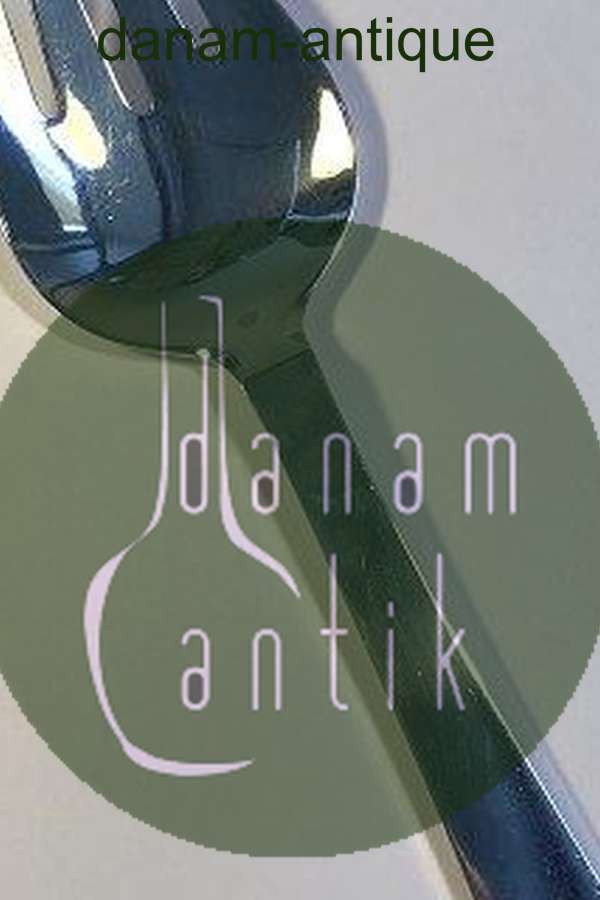 Georg Jensen Sølv Pyramide Serveringsgaffel No 112