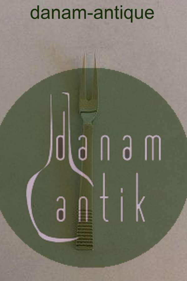 Georg Jensen Sterling Sølv Relief Lemon Gaffel No 146