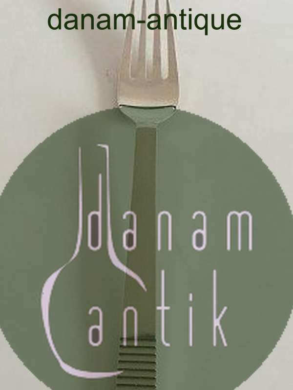 Georg Jensen Sterling Sølv Relief Spise Gaffel No 012A