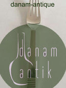 Georg Jensen Sterling Sølv Relief Stor Spisegaffel No 002A