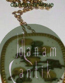 Royal Copenhagen Pendant in Porcelain and Sterling Silver by Nils Thorsson