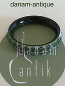 Royal Copenhagen Black and White Porcelain Bangle Bracelet