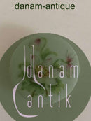 Royal Copenhagen Porcelænsknap med Håndmalet Blomstermotiv