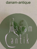 Royal Copenhagen Porcelænsknap med Håndmalet Blomstermotiv