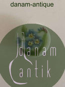 Royal Copenhagen Porcelænsknap med Håndmalet Blomstermotiv