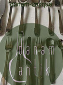 Georg Jensen Sterling Silber Kugelbesteck Set für 4 Pers. 56 Exemplare.