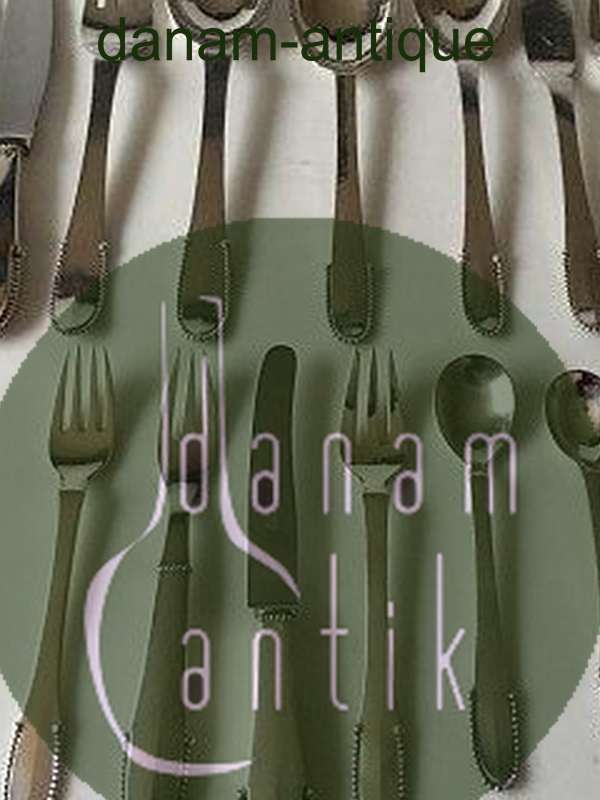 Georg Jensen Sterling Silber Kugelbesteck Set für 4 Pers. 56 Exemplare.