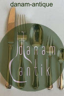 Georg Jensen Sterling Silber Doppeltes Drilling-Besteck für 12 Personen, 60 Teile.