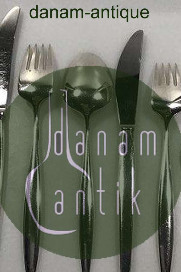 Georg Jensen Sterling Silber 'Cypress' Besteckset für 8 Personen (48 Teile)