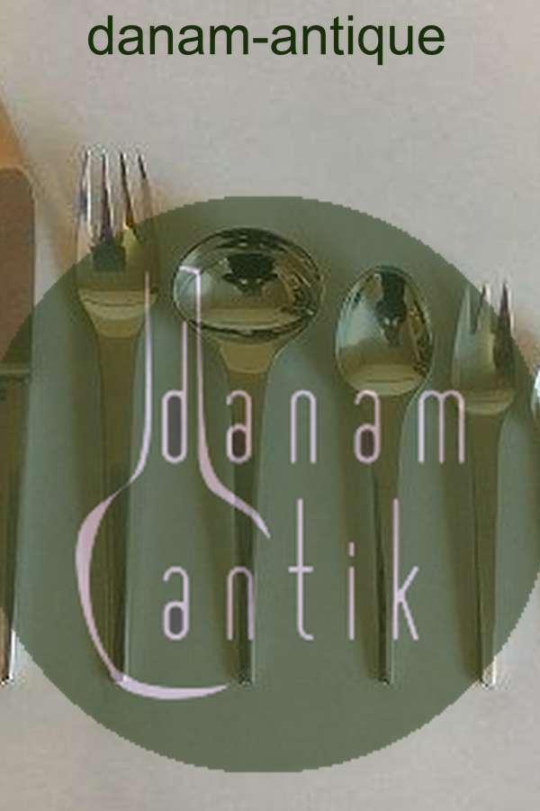 Georg Jensen Caravel Sterling Sølv Vintage sæt 72 dele til 12 personer