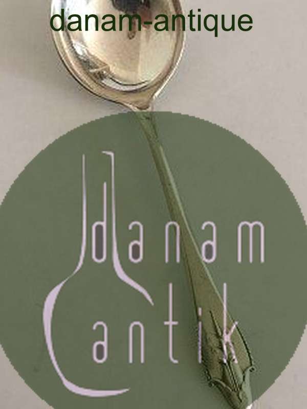 Georg Jensen Akkeleje Sterling Sølv Lille Bouillonske/Suppeske No 24