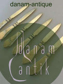 6 x Georg Jensen Continental Sølv 830 S Frugtknive No 12 med meget tidlige stempler.