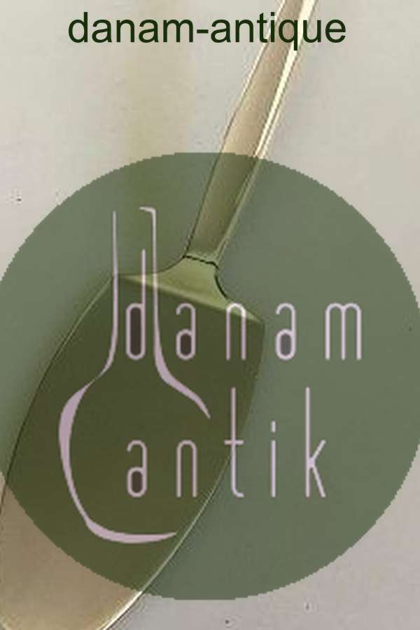 Georg Jensen Sterling Sølv og Rustfrit Stål Cypress Kagespade No 195