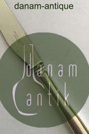 Georg Jensen Sterling Silver Double-edged Dinner Knife No 014 (ロングハンドル、グリルエッジ)