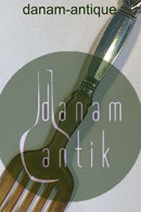 Georg Jensen Silver 女王フォーク（角付き） No 78