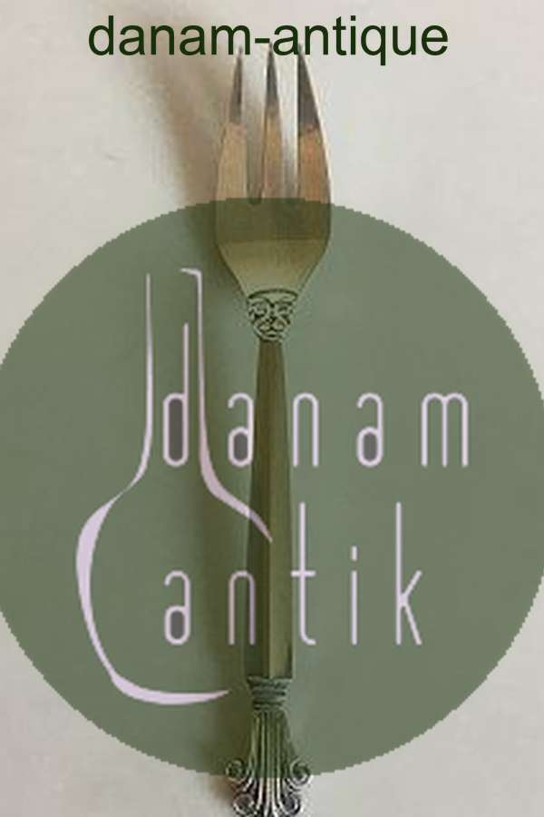 Georg Jensen Sterling Sølv Dronning Fiskegaffel No 061