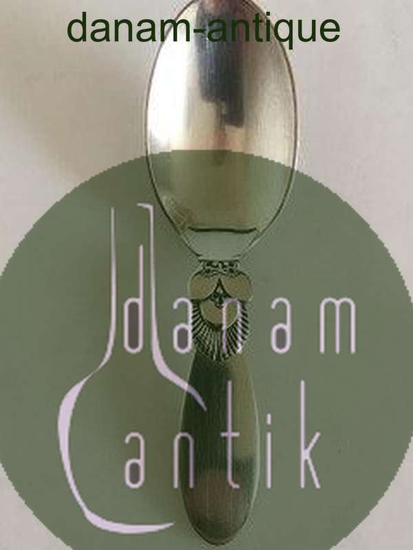 Georg Jensen Sterling Sølv Kaktus Babyske No 091