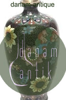 日本景泰蓝花瓶。