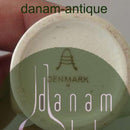 Aluminia Julehjerte i Grøn 7,5cm høj