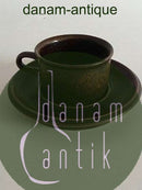 Arabia Stoneware. Ruska Espresso Cup and Saucer