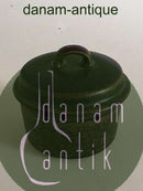 Arabia Stentøj. Ruska Sukkerskål med Låg